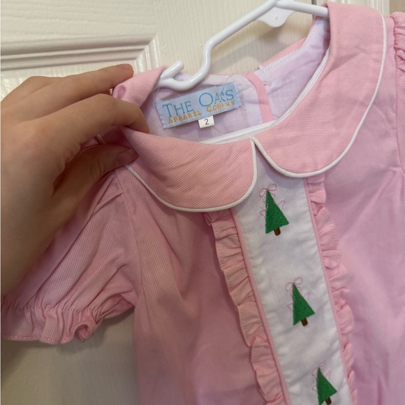 NWT The Oaks Pink Christmas Tree Dress 2T - Picture 2 of 3